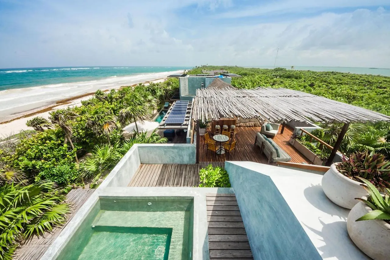 Luxury Beachfront Villa In Sian Kaan Tulum