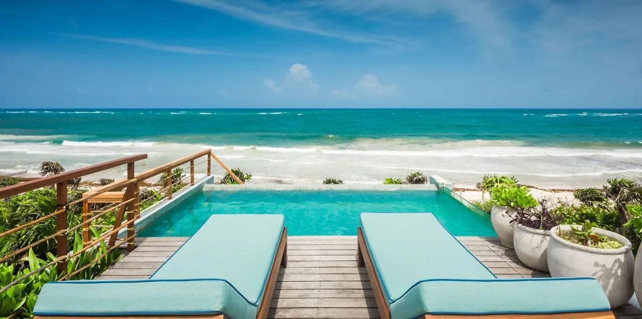 Luxury Beachfront Villa In Sian Kaan Tulum 0*,