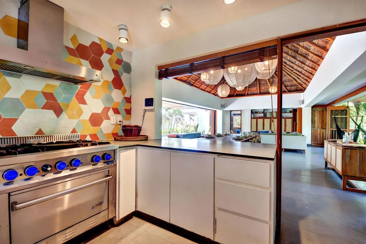 Luxury Beachfront Villa In Sian Kaan Tulum Mexico